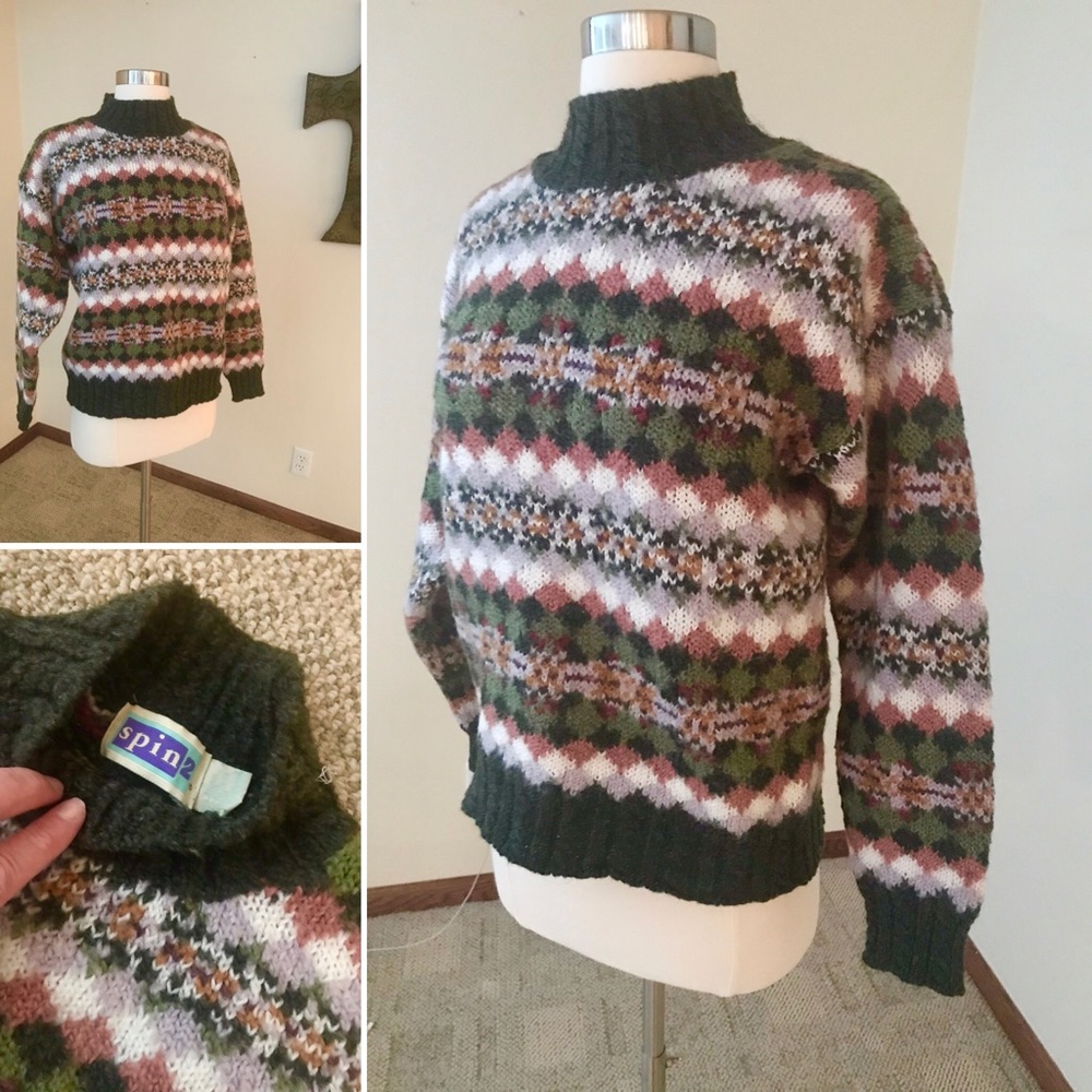 Sweater with mock- neck. Soft and comfy
